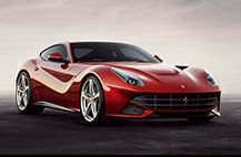 red Ferrari detailed
