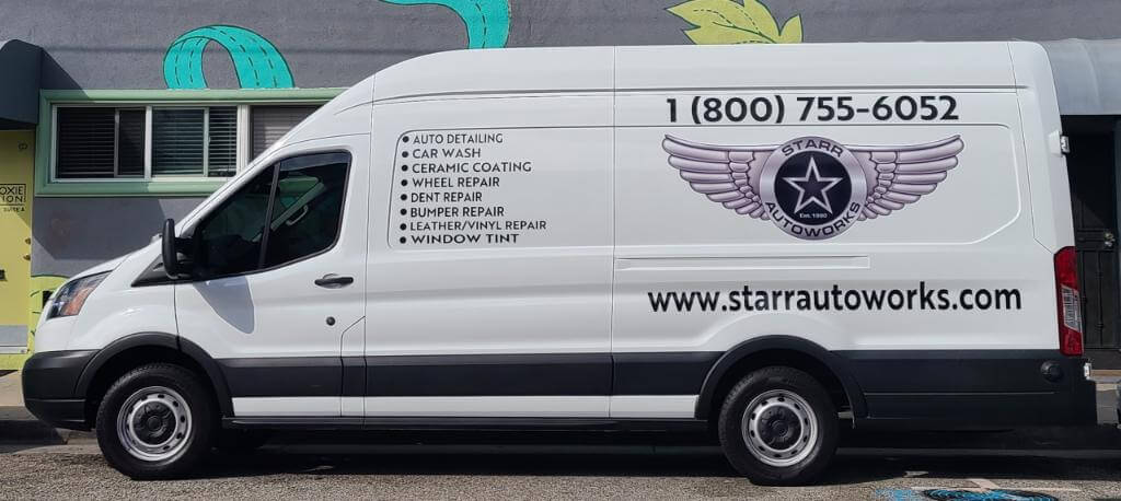 Starr auto works logo mobile detailing Los Angeles Santa Clarita Southern California